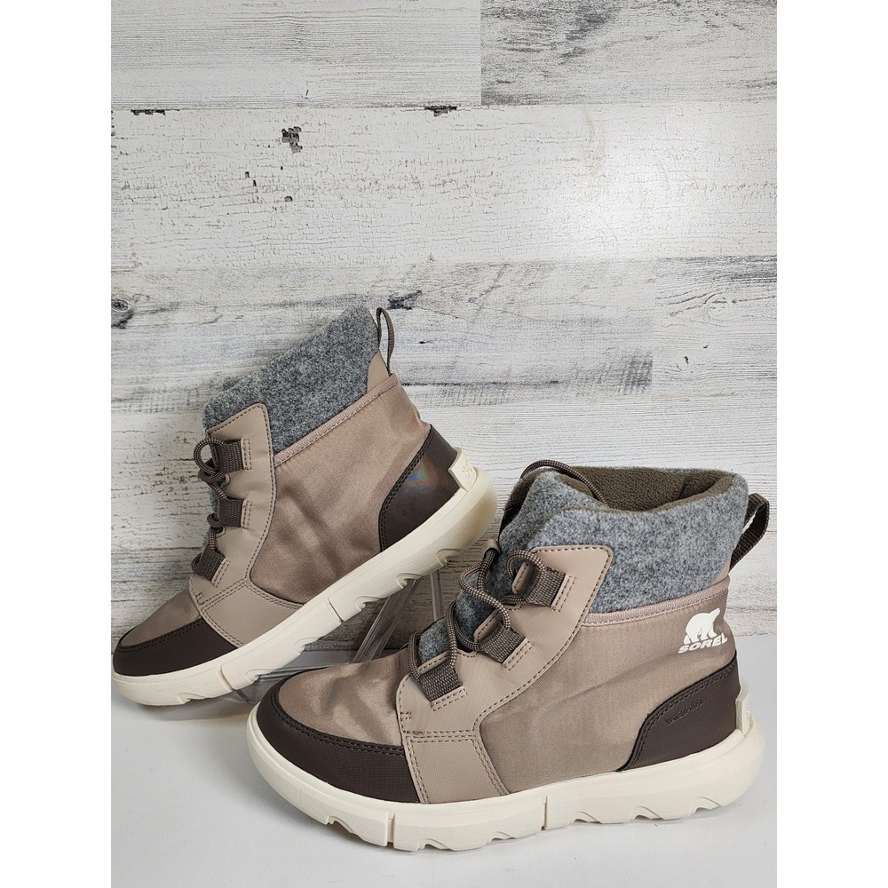 Sorel Kinetic Impact NXT Boot Women Size 9 Brown Waterproof Winter Ankle